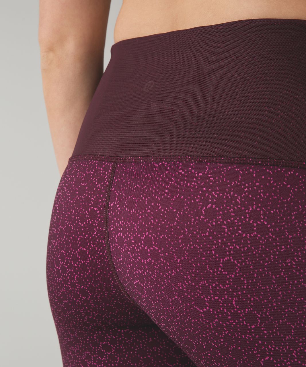 Lululemon Zone In Crop Bordeaux Drama size 6