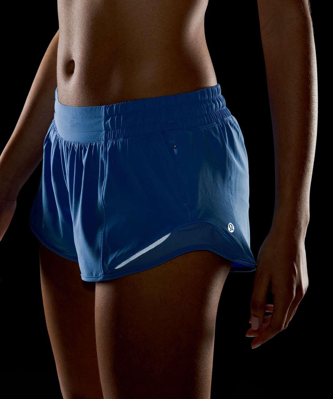 Lululemon Hotty Hot Low Rise Short 2.5 - Symphony Blue - lulu fanatics