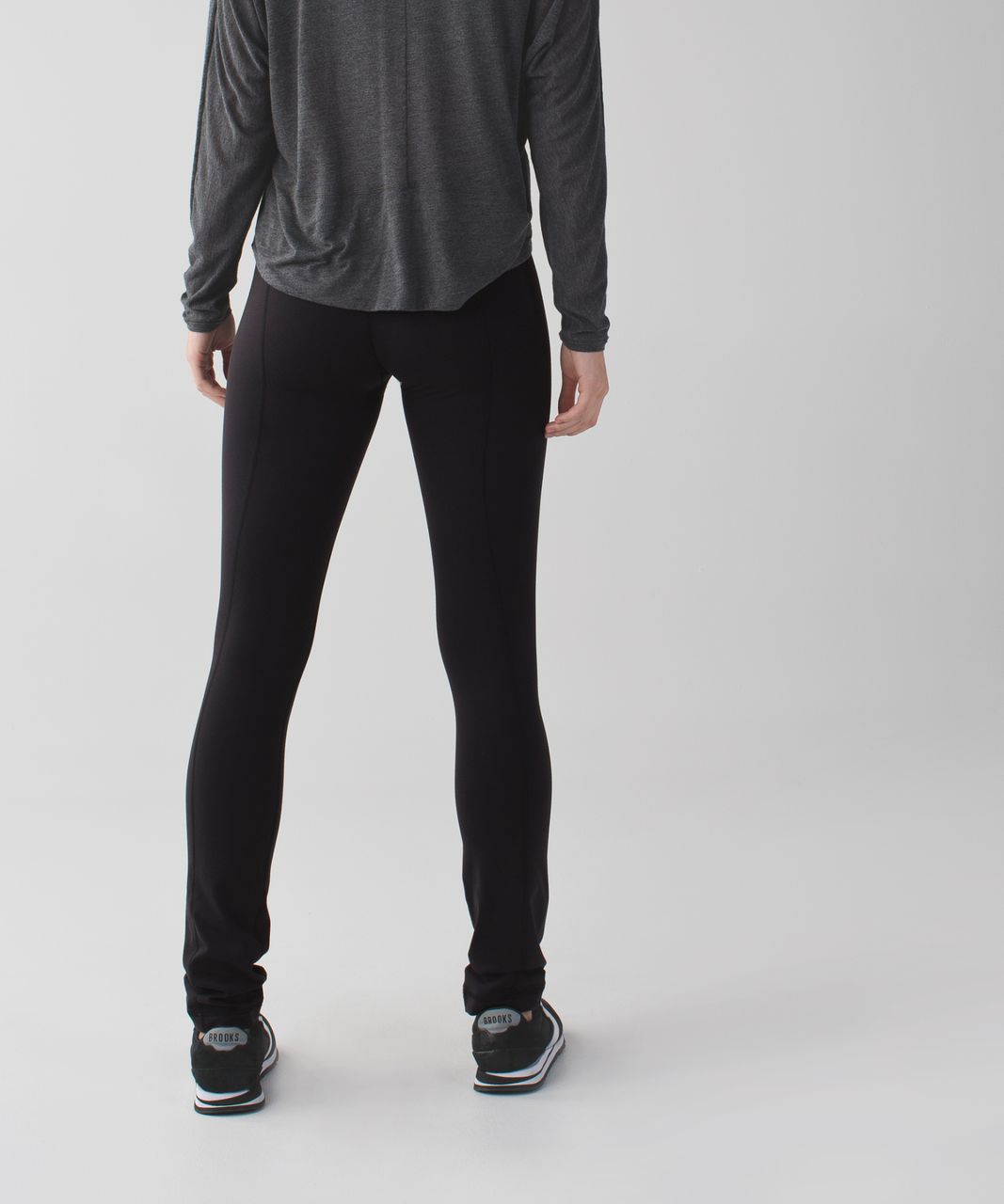 Lululemon Skinny Groove Pant II (Roll Down) - Black - lulu fanatics