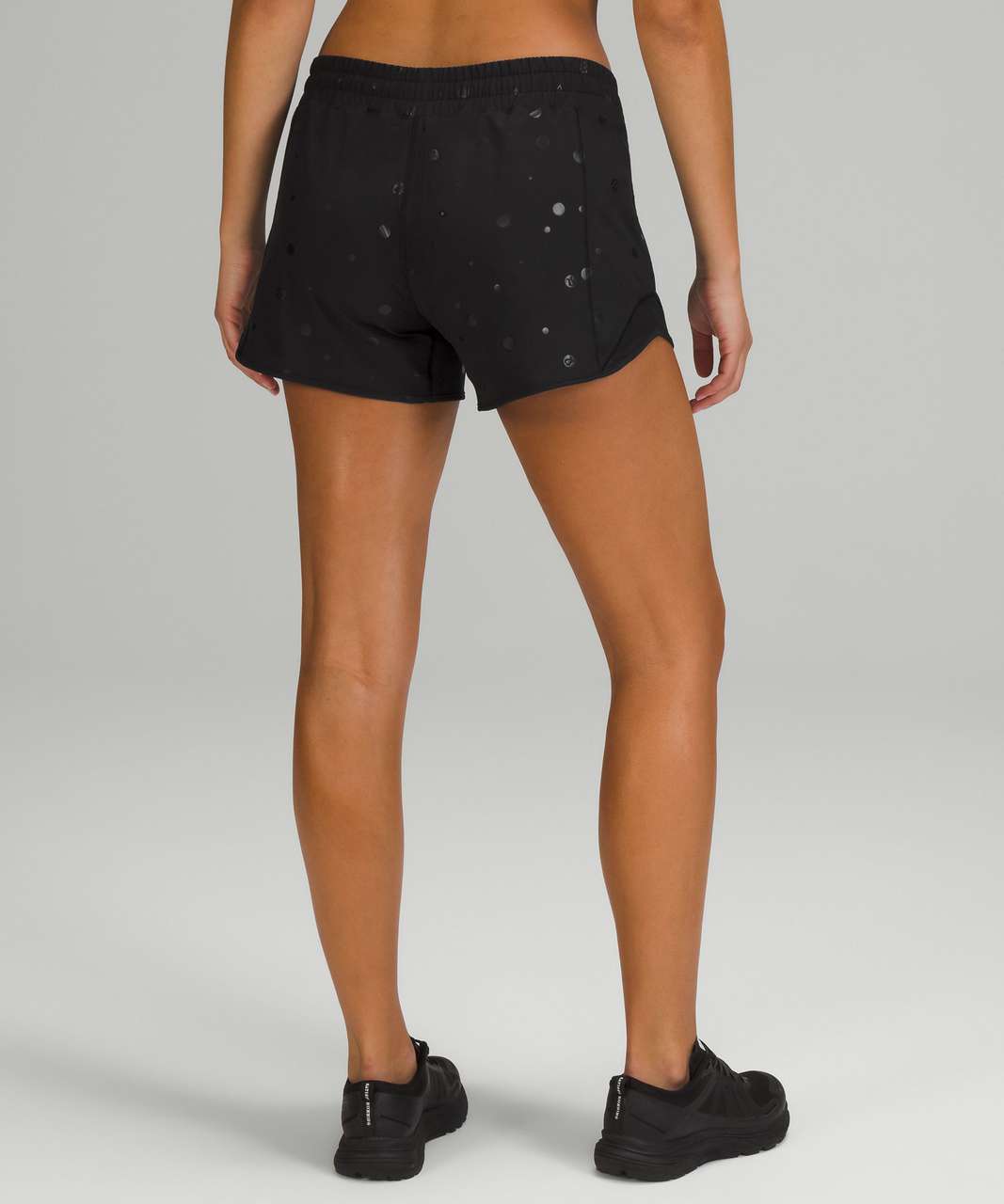 Hotty Hot Short 4” *Logo - Poco Logo Foil Black. SIZED DOWN TO SIZE 4  (normally 6 in Hotty Hot). : r/lululemon