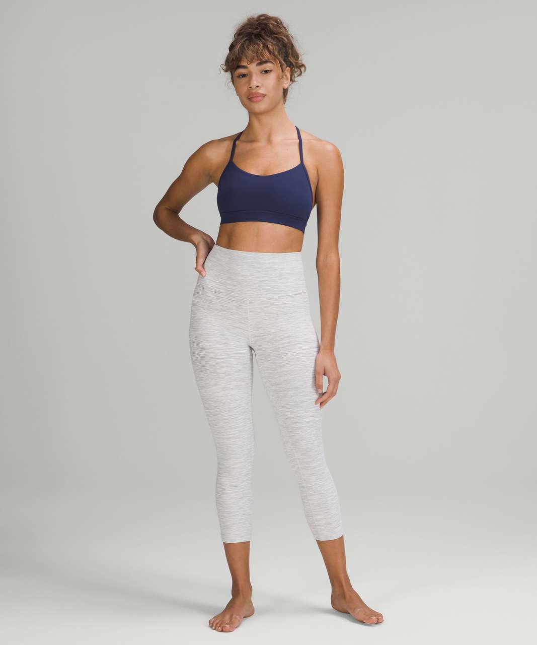 Lululemon Flow Y Nulu Bra *Light Support, A–C Cups - Night Sea