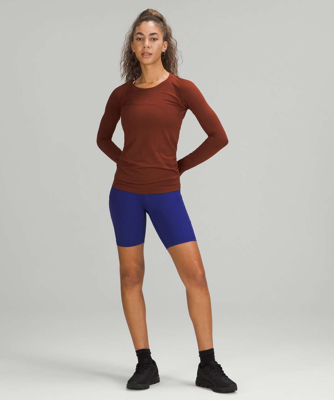 OOTD Fast and Free Larkspur 25” (4) + Free To Be Serene High Neck Long Line  Black (6) : r/lululemon