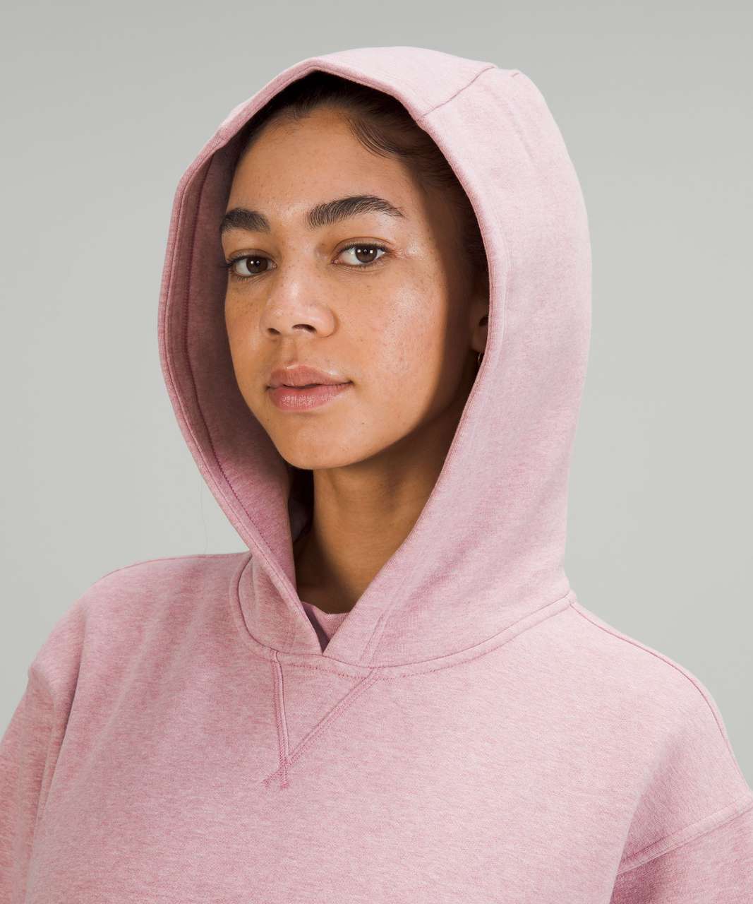 Lululemon Shift Stitch Hoodie - Heathered Pink Blossom - lulu fanatics