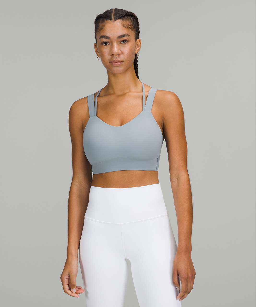 Lululemon Like a Cloud Longline Bra *Light Support, D/DD Cup - Chambray ...