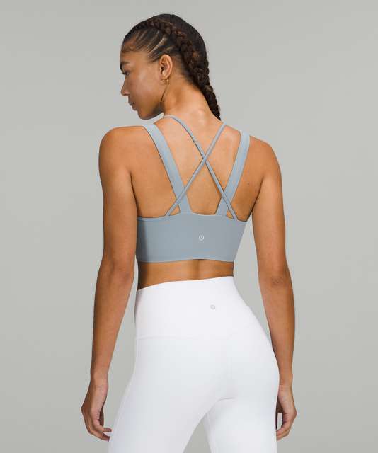 lululemon athletica, Intimates & Sleepwear, Like A Cloud Ribbed Longline  Bra Light Support Bc Cup In Sea Forest