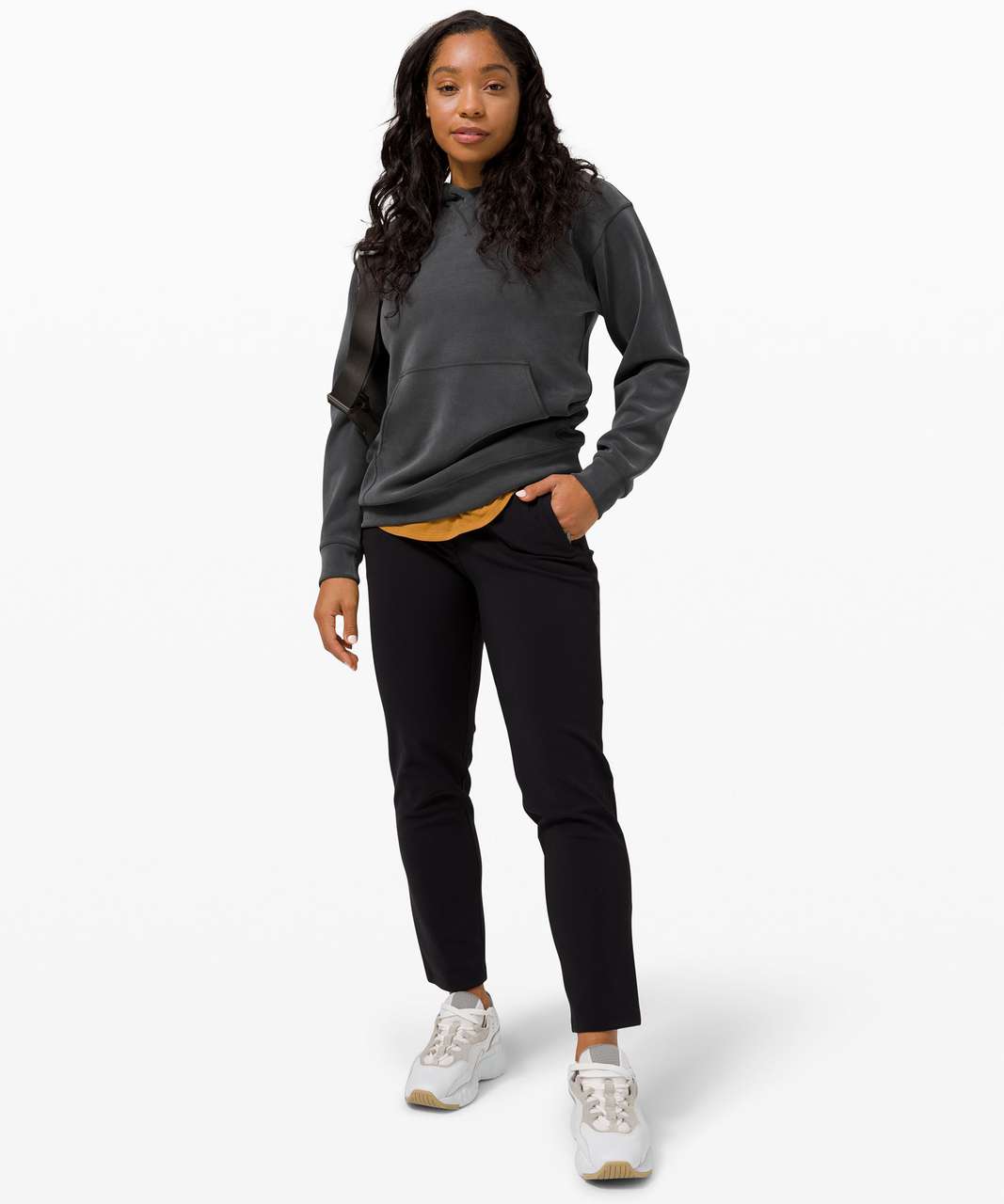 Lululemon Loungeful Crewneck Pullover *Embroidered - Graphite Grey - lulu  fanatics