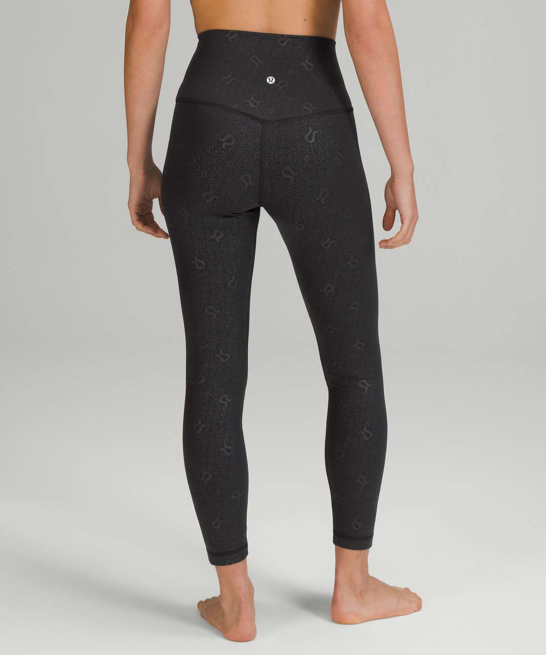 Lululemon Align High-Rise Pant 25 - Yogo Emboss Black / Black - lulu  fanatics