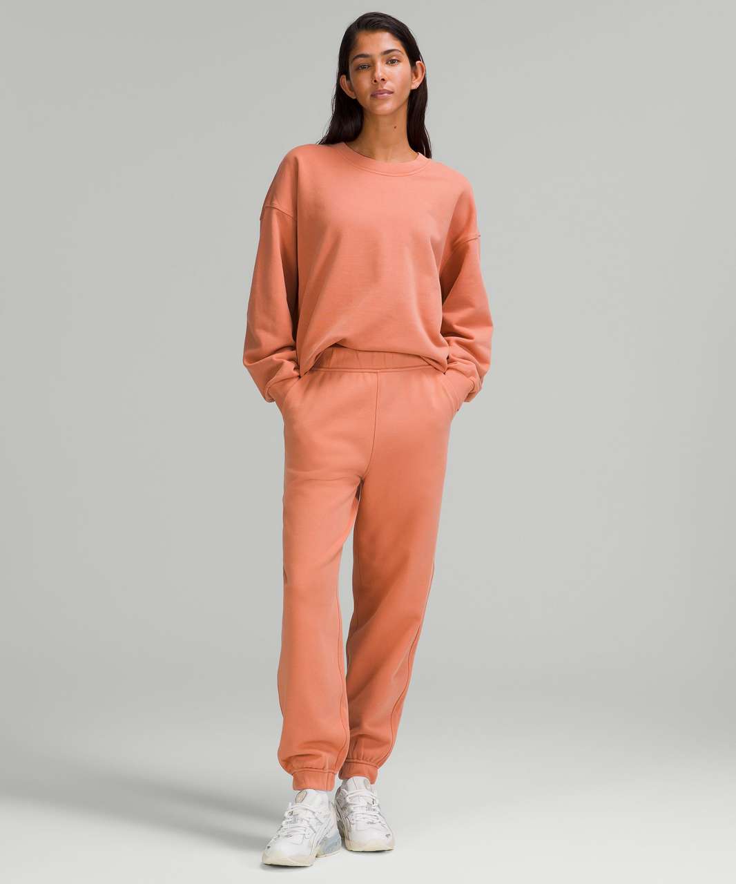 Lululemon Perfectly Oversized Crew - Pink Savannah