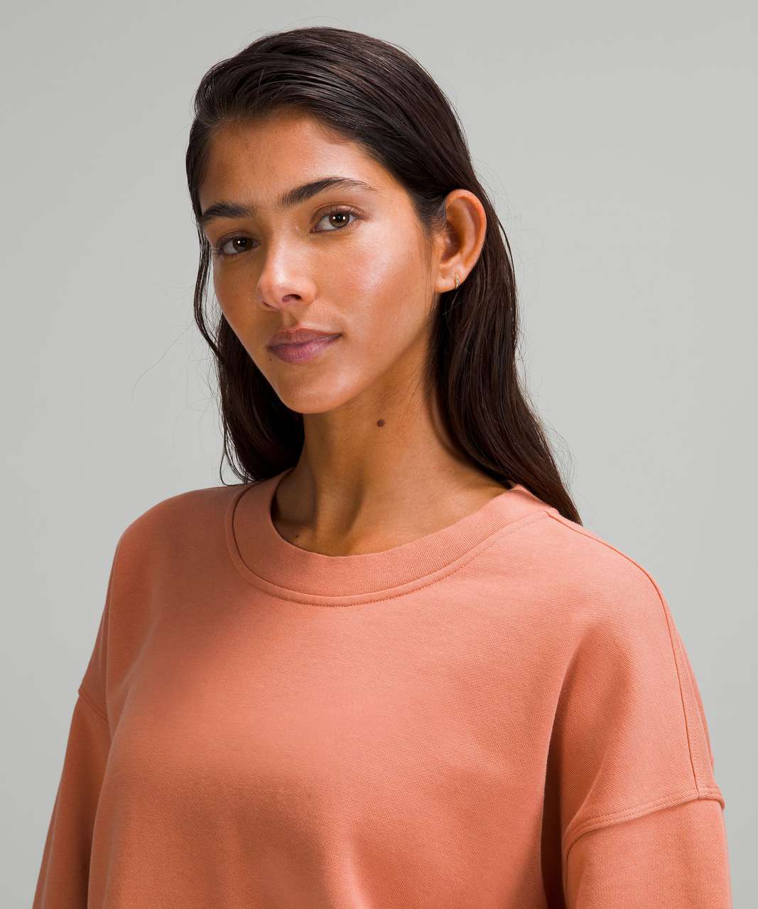 Lululemon Perfectly Oversized Crew - Pink Bliss - lulu fanatics