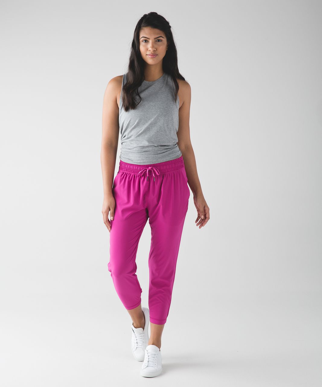 Lululemon Namaskar Crop - Raspberry