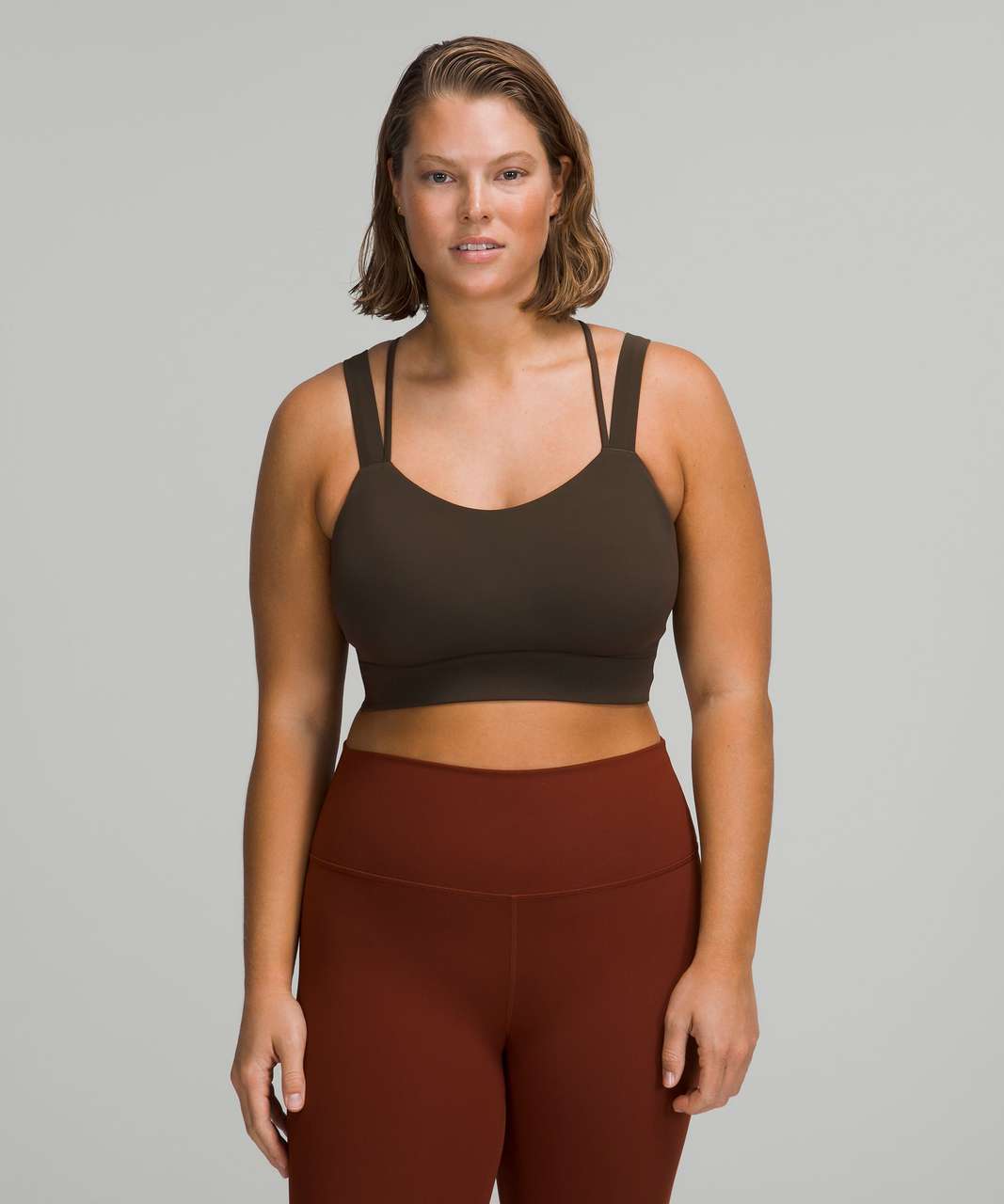 Lululemon Like a Cloud Longline Bra *Light Support, D/DD Cup - Dark Olive