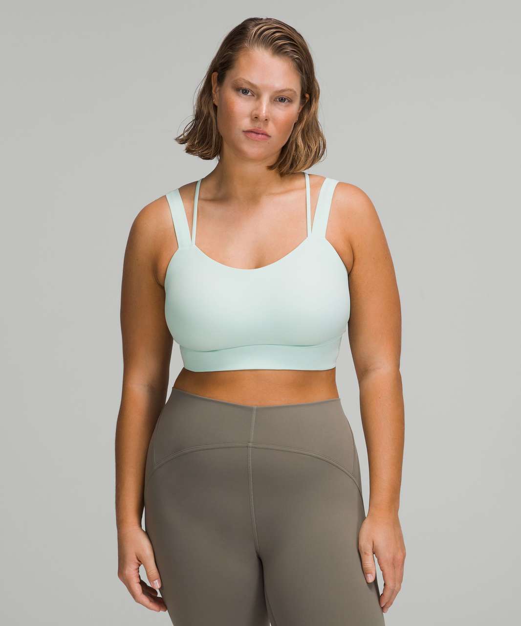 Like a Cloud Longline Bra *Light Support, D/DD Cup, Green Jasper