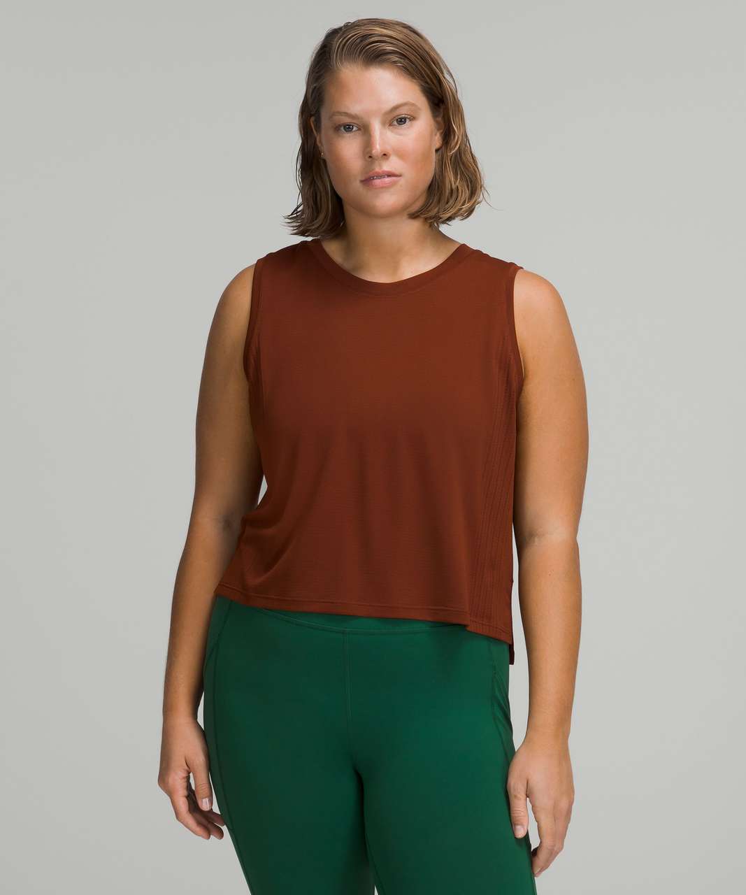 Lululemon Train to Be Tank Top - Date Brown / Date Brown