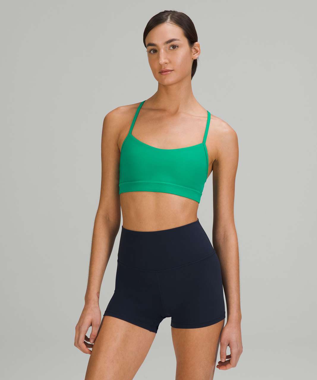 Lululemon Flow Y Nulu Bra *Light Support, A–C Cups - Emerald Ice