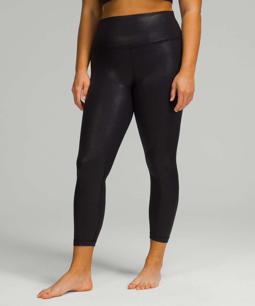 ❤️ NWT Lululemon Align Pant 25 HR Sz 6 Radiate Foil Print Black