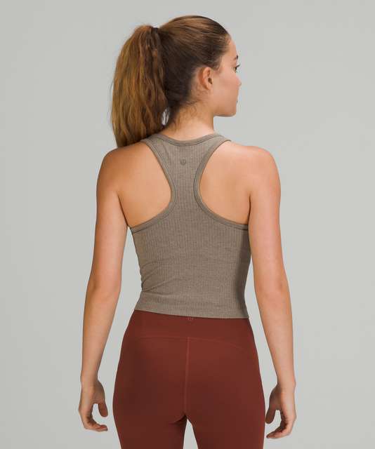 Lululemon Ebb to Street Cropped Racerback Tank Top - Rainforest