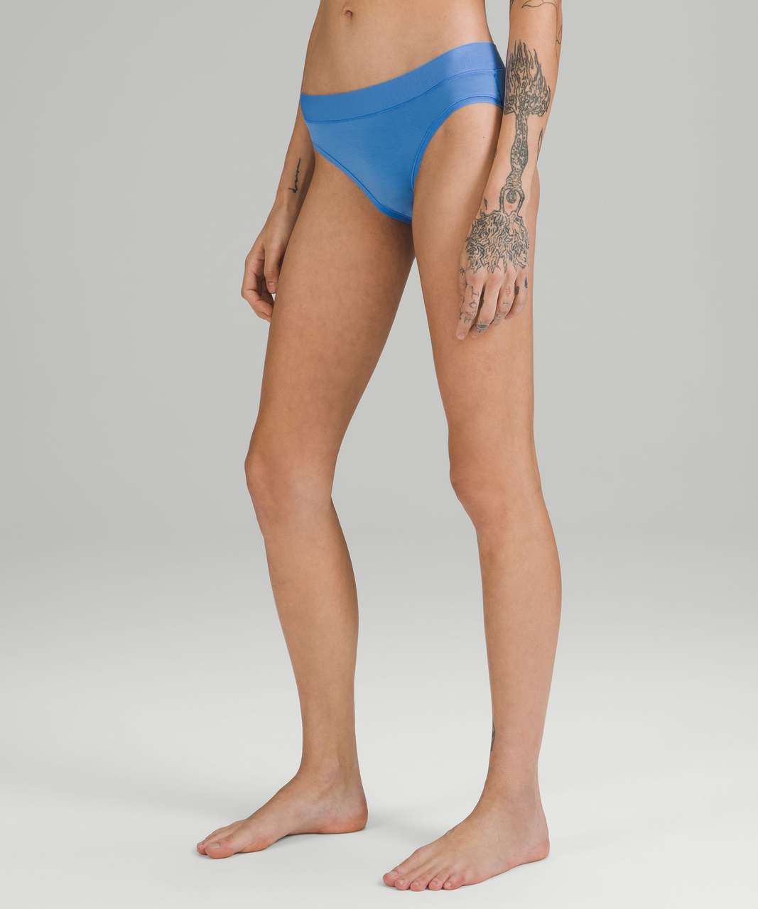 Lululemon InvisiWear Mid-Rise Thong Underwear *3 Pack - Melon Sorbet / Sonic  Pink / Powder Blue - lulu fanatics