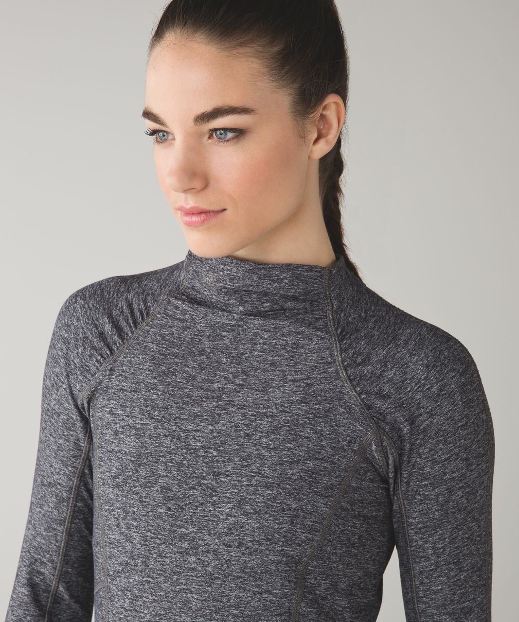 Lululemon Warm It Up Long Sleeve - Heathered Black