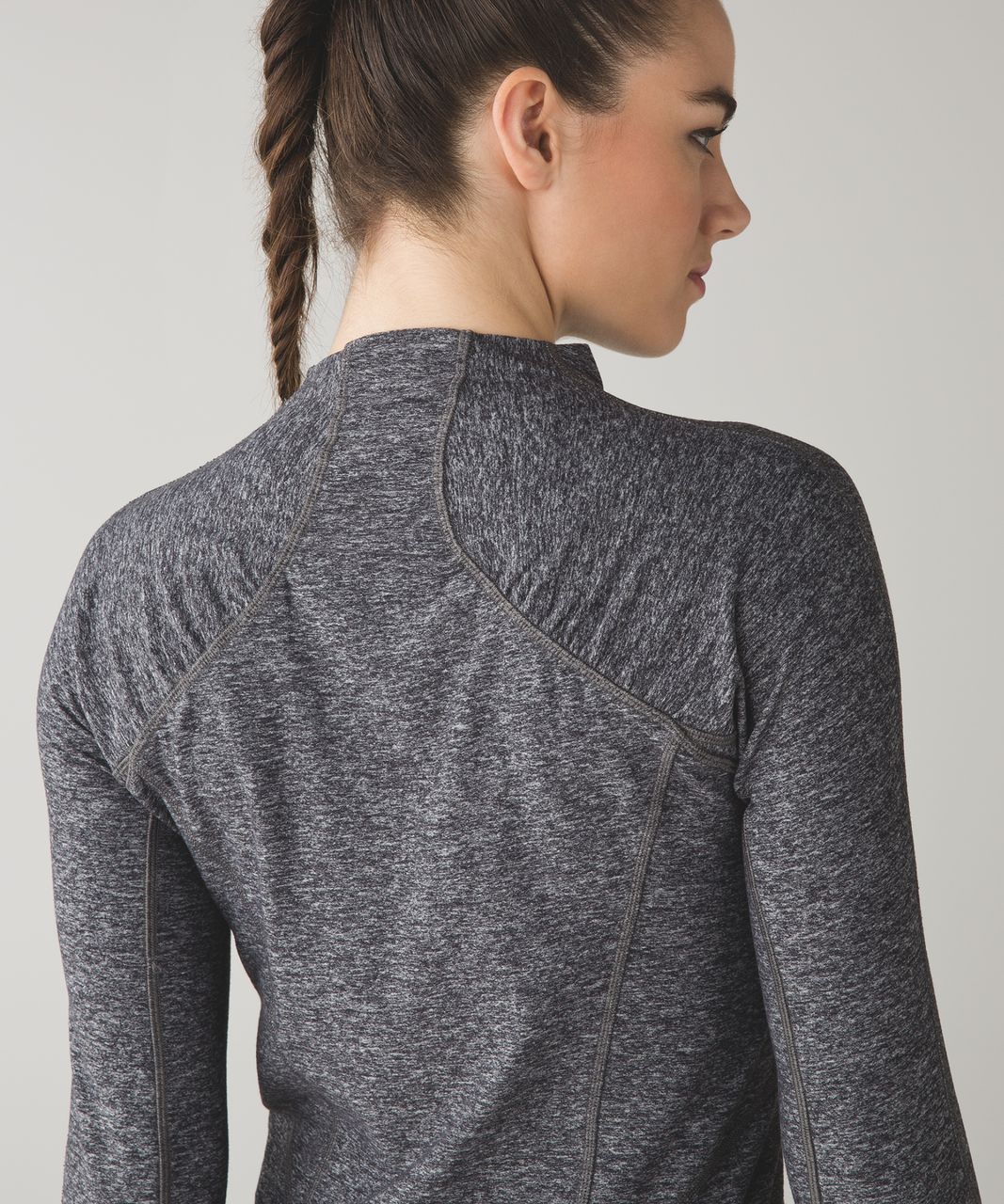 Lululemon Warm It Up Long Sleeve - Heathered Black