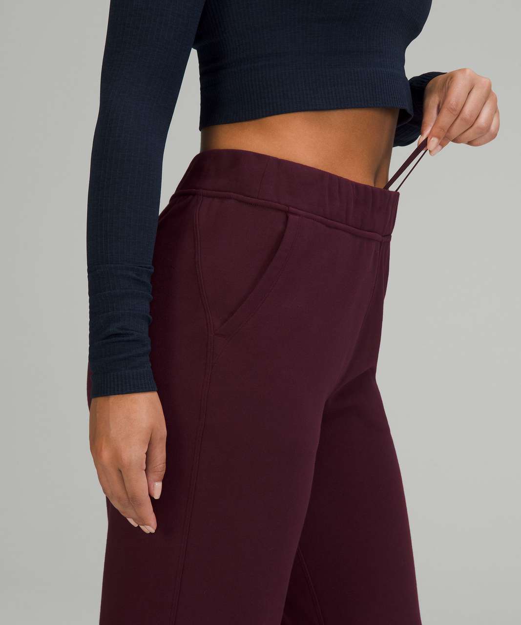 Lululemon Stretch High-rise Pants 7/8 Length In Cassis