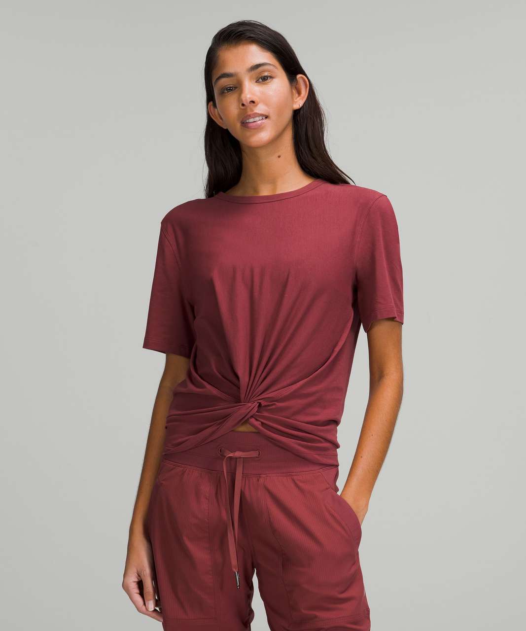 Lululemon Crescent T-Shirt - Mulled Wine