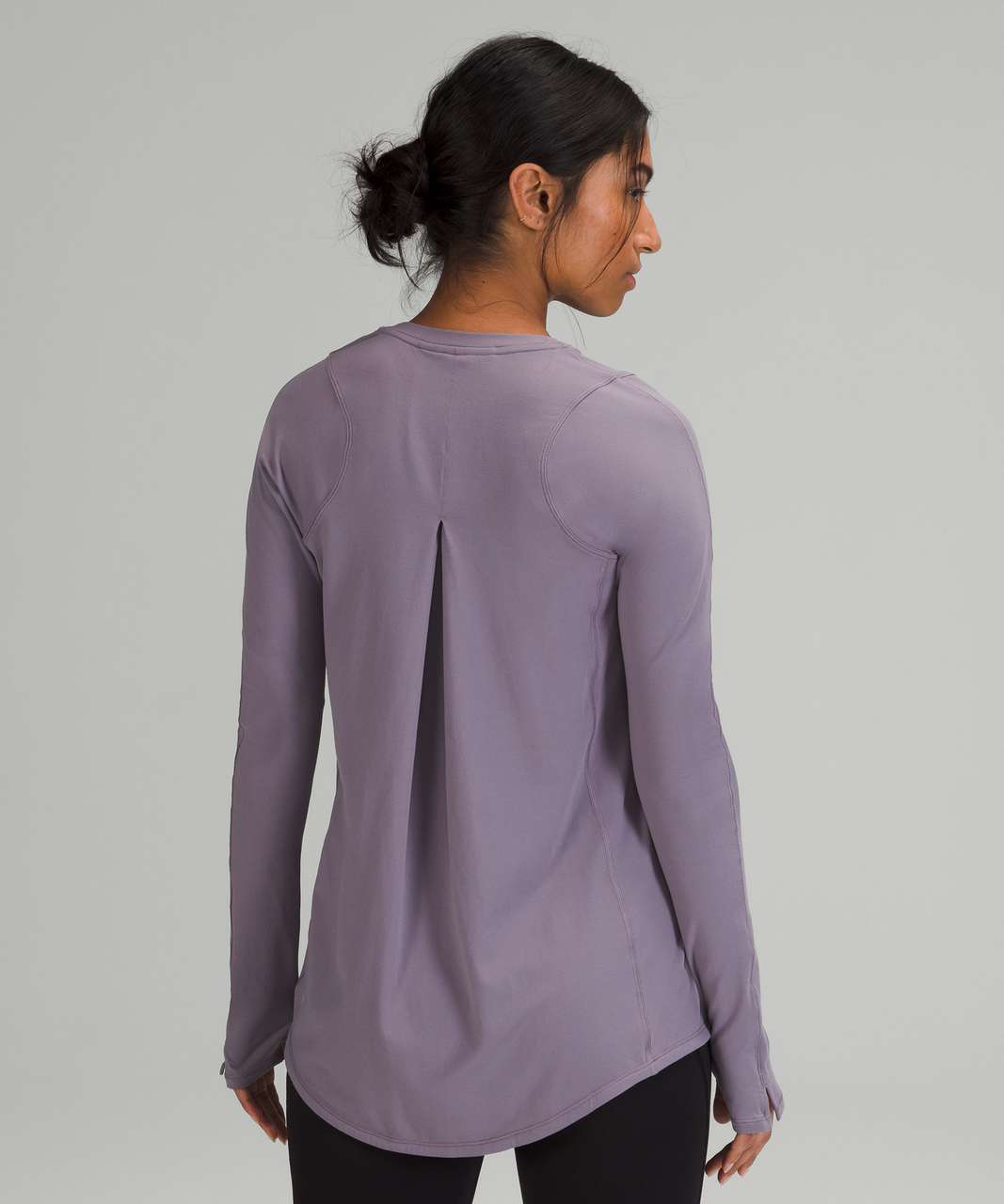 Lululemon Tuck and Flow Long Sleeve Shirt - Dusky Lavender - lulu