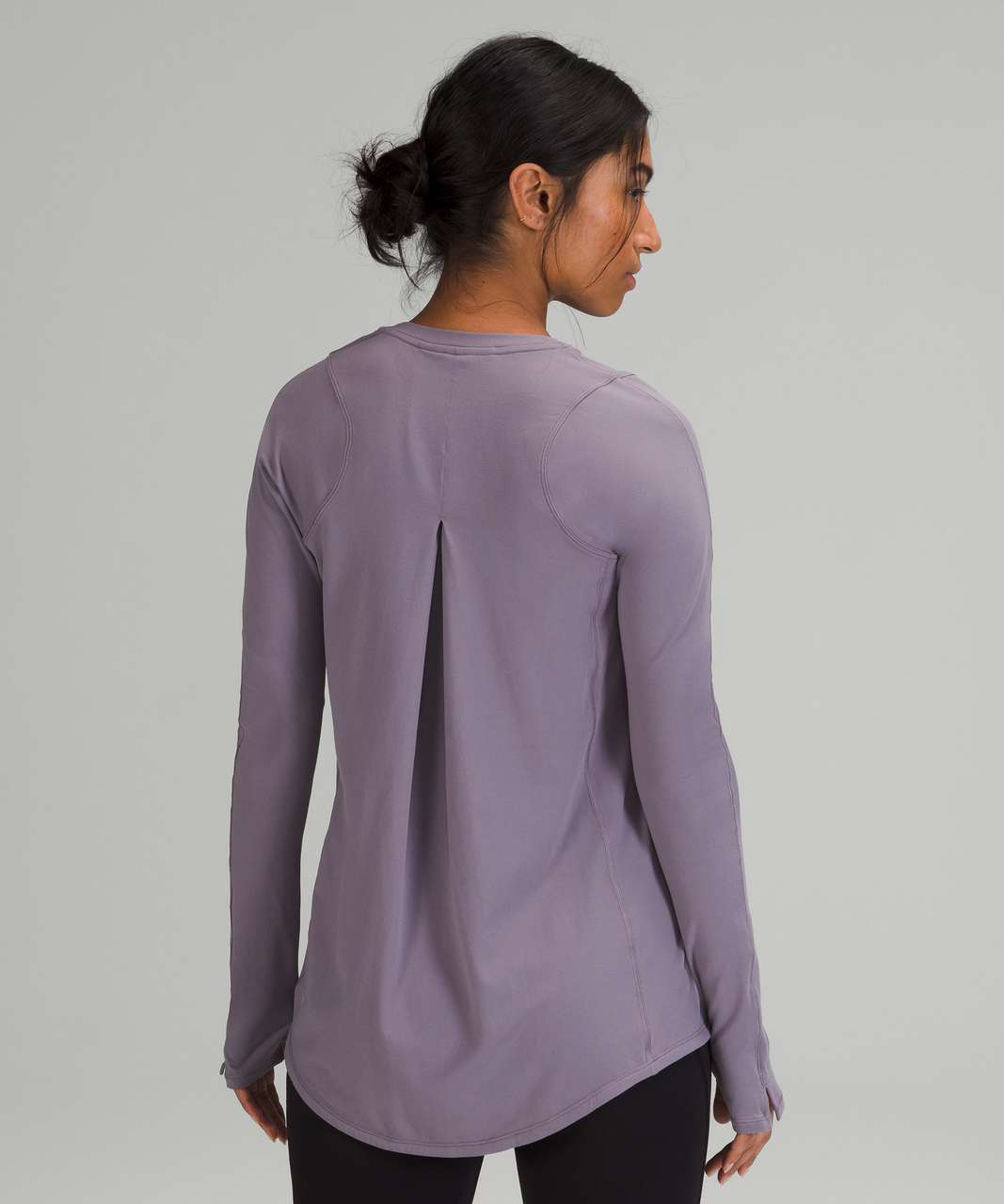 Lululemon Tuck And Flow Long Sleeve - Silver Spoon Angel Wing (AU release)  - lulu fanatics