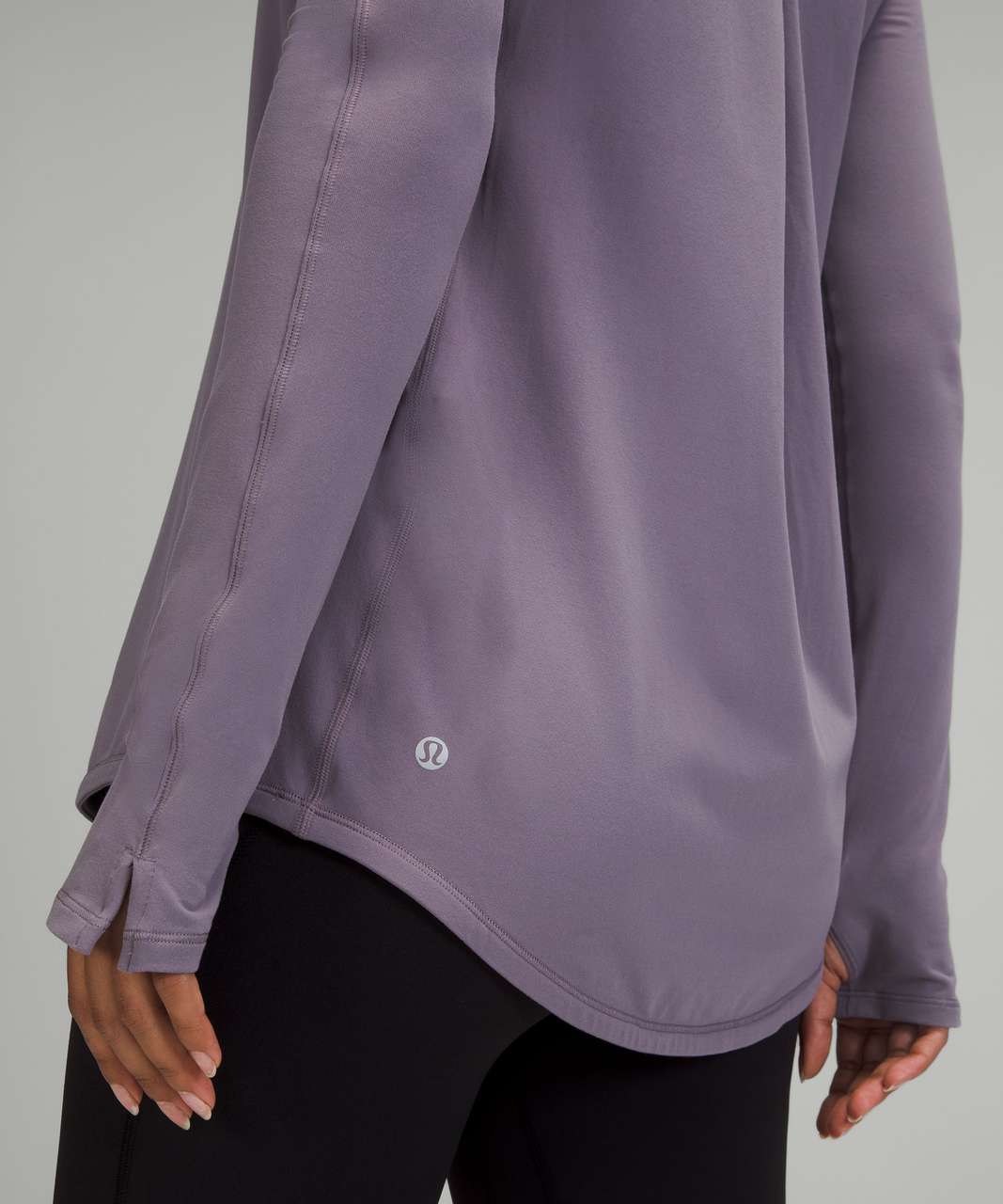 Lululemon Tuck and Flow Long Sleeve Shirt - Dusky Lavender - lulu fanatics