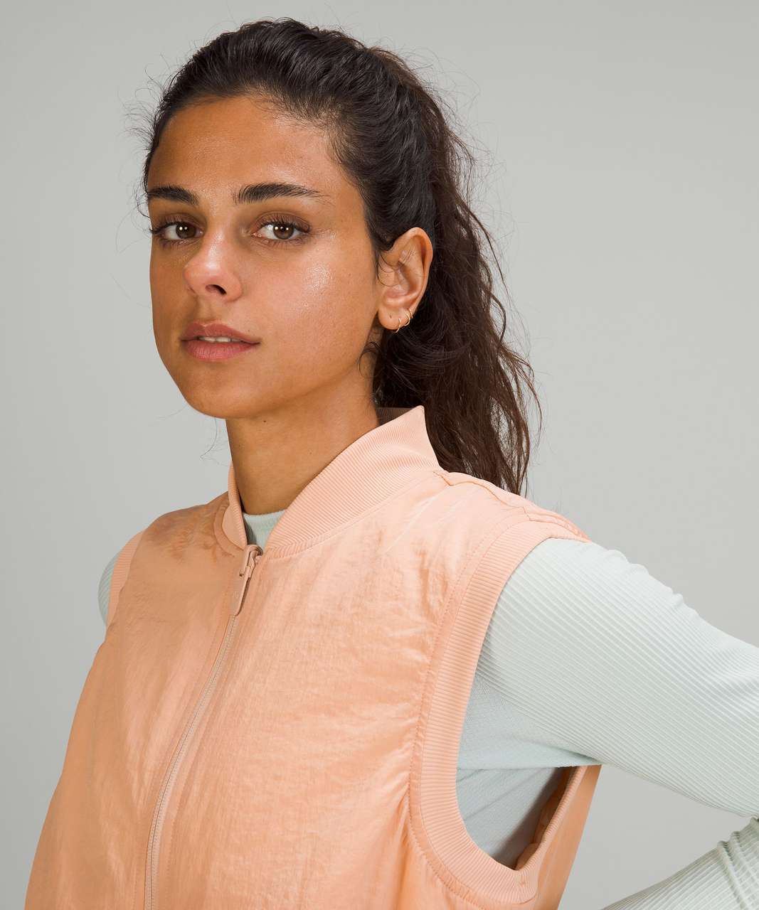 Lululemon Non-Stop Bomber Vest - Bleached Apricot