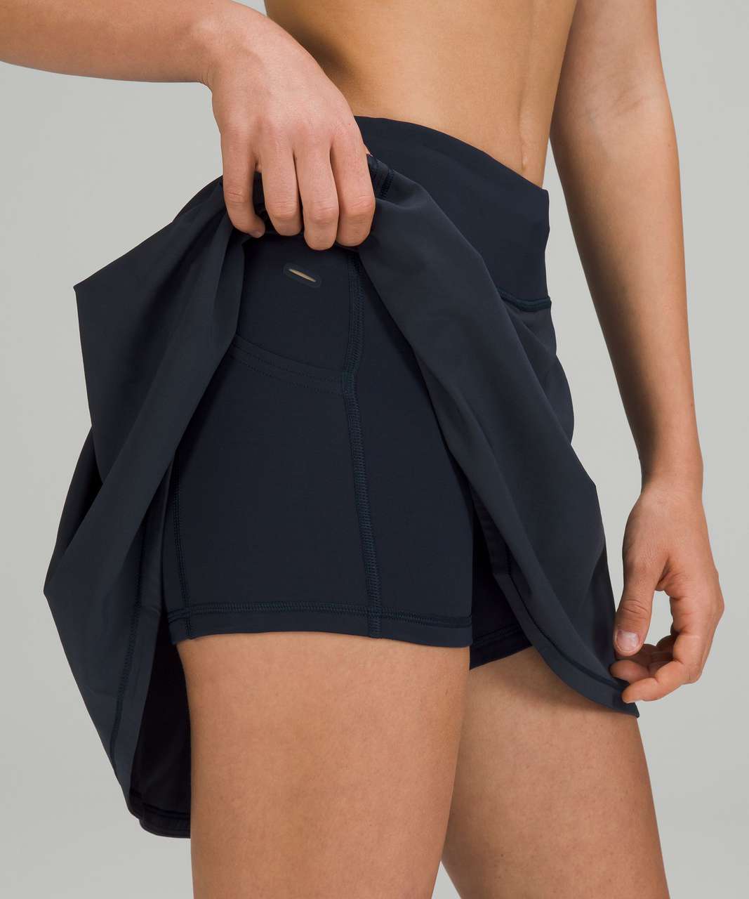 Lululemon Pace Rival Mid-Rise Skirt *Extra Long - True Navy (First Release)