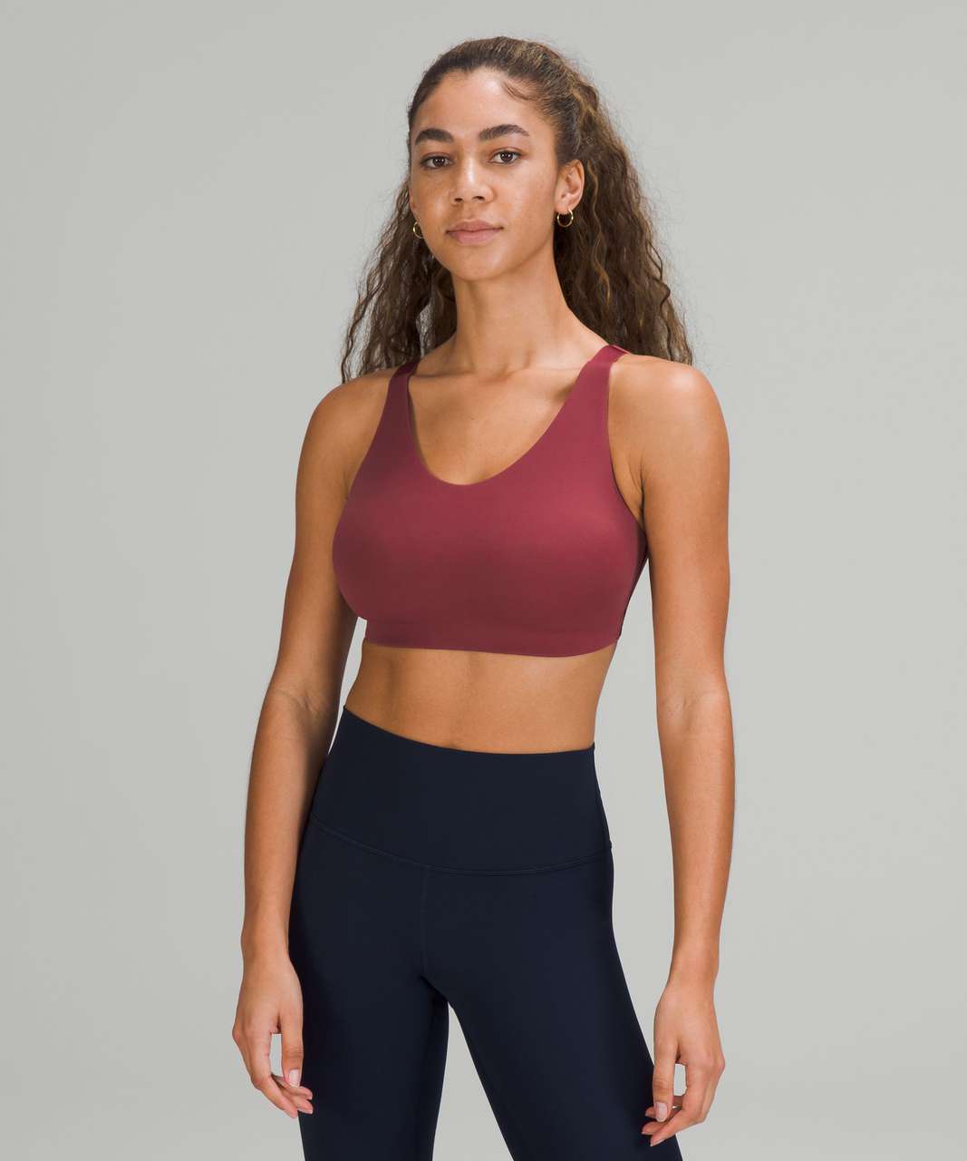 Lululemon In Alignment Bra *Light Support, D–G Cups - Mulled Wine