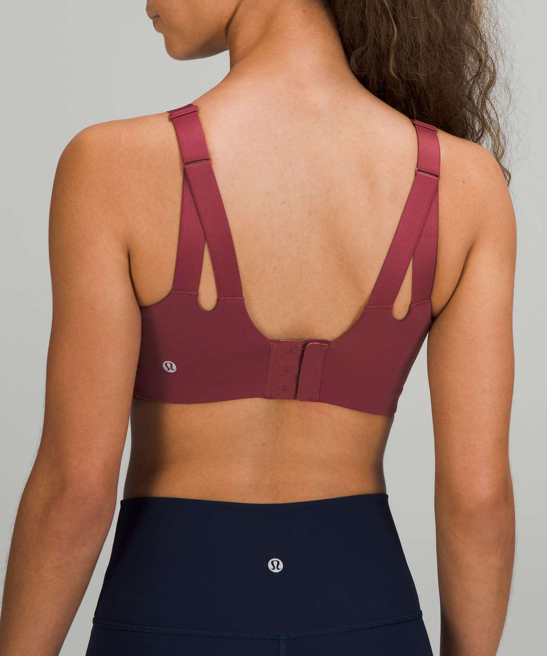 Lululemon In Alignment Bra *Light Support, D–G Cups - Mulled Wine