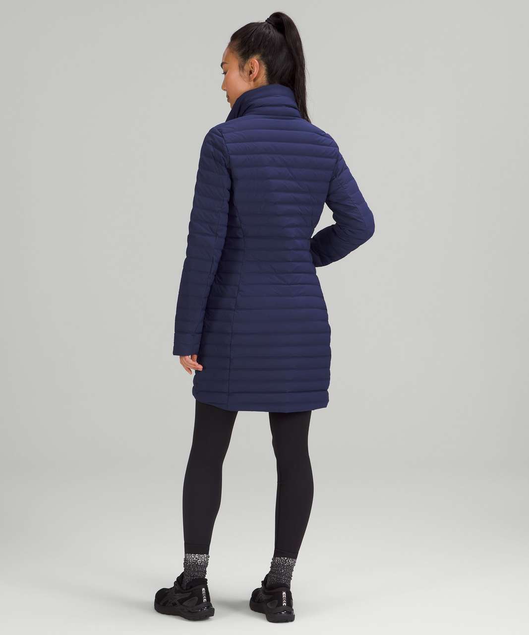 Lululemon Pack It Down Long Jacket - Night Sea