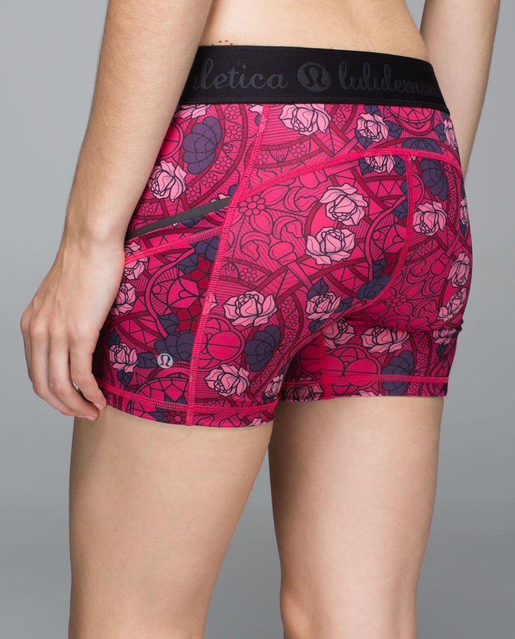 Lululemon What The Sport Short - Prisma Multi Guava Lava Boom Juice