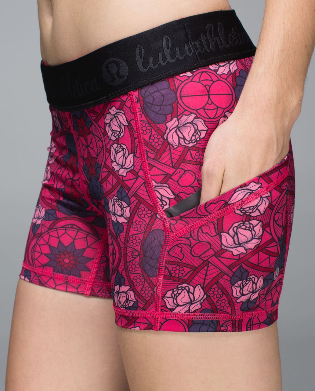 Lululemon What The Sport Short - Prisma Multi Guava Lava Boom Juice