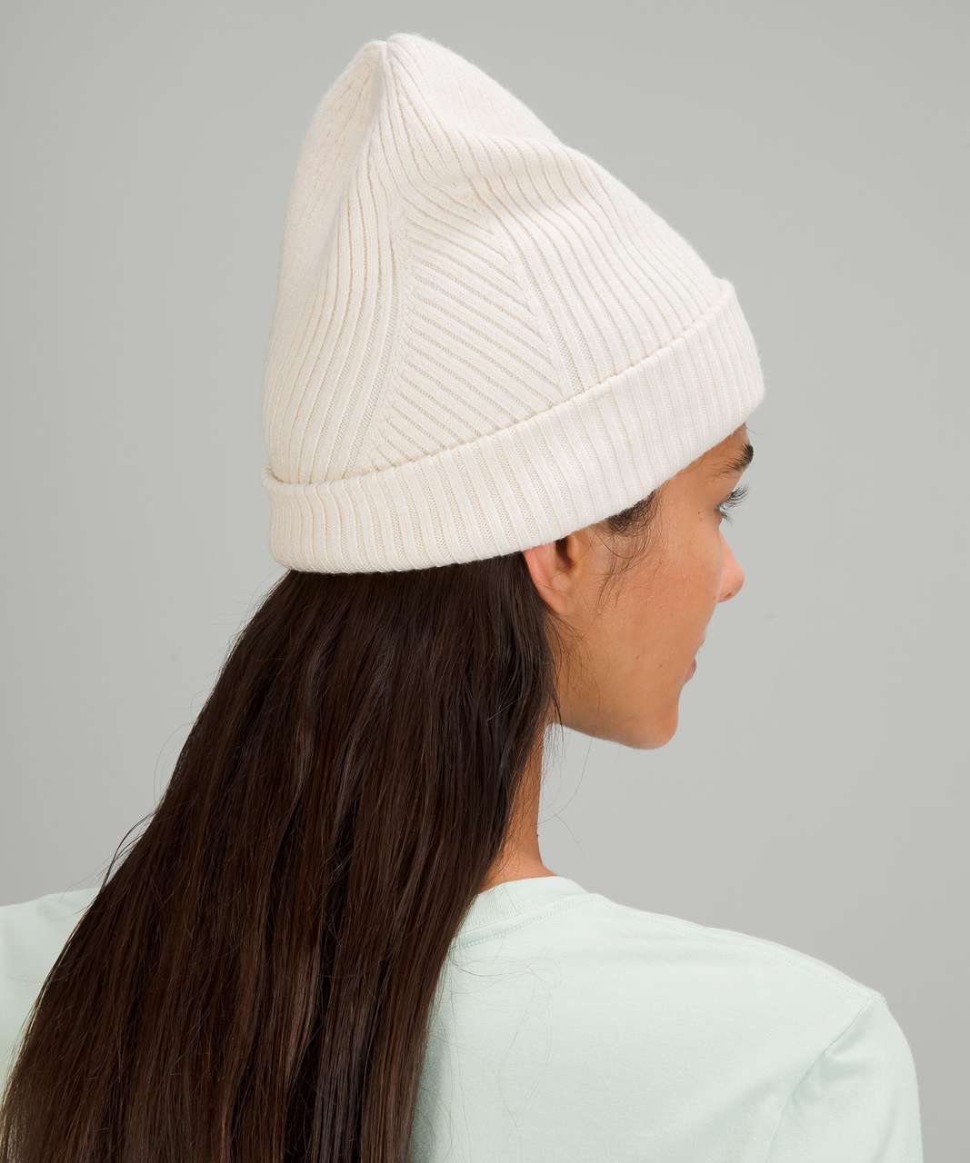 Lululemon Twist Knit Beanie - Heathered White Opal - lulu fanatics