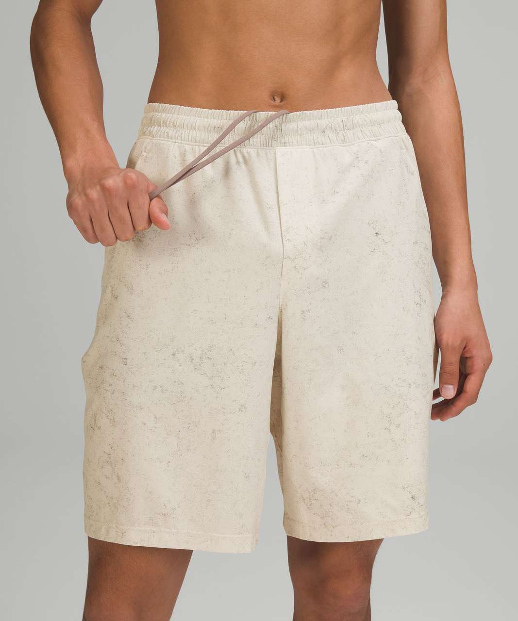 Lululemon Pace Breaker Lined Short 9 - Gravel Dust White Opal