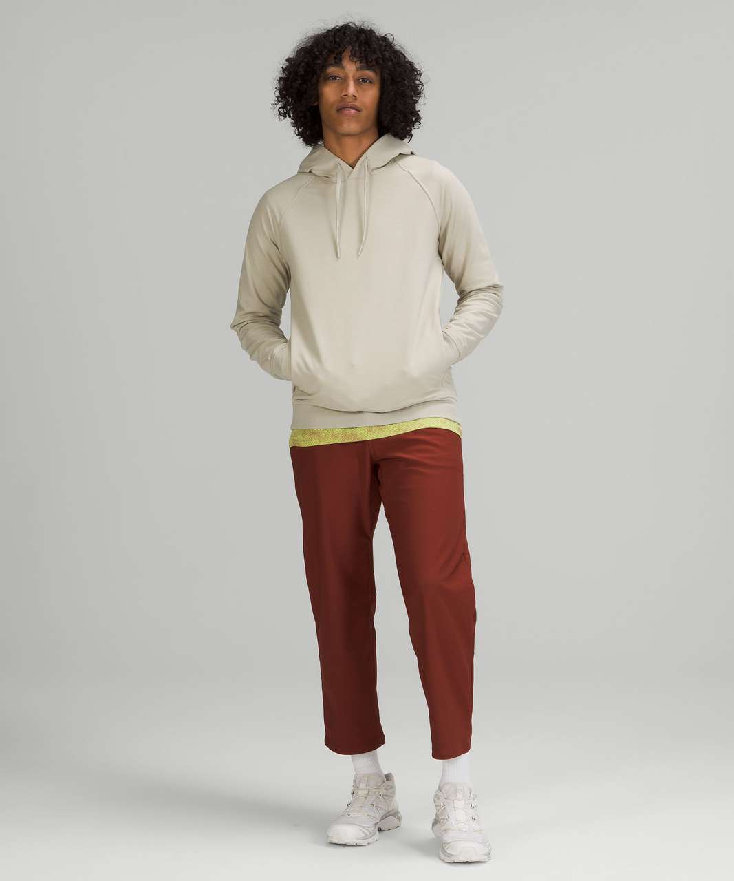 ABC Relaxed Pant Crop + At Ease Hoodie Fit Pics : r/Lululemen