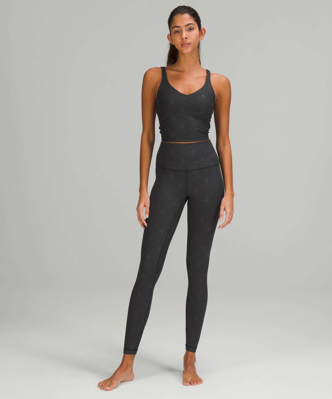 Lululemon Align High-Rise Pant 28 - Aqueous Emboss Black - lulu fanatics