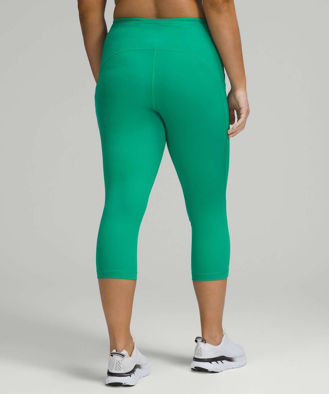 Lululemon Swift Speed High-Rise Crop 21 - Emerald Ice - lulu fanatics