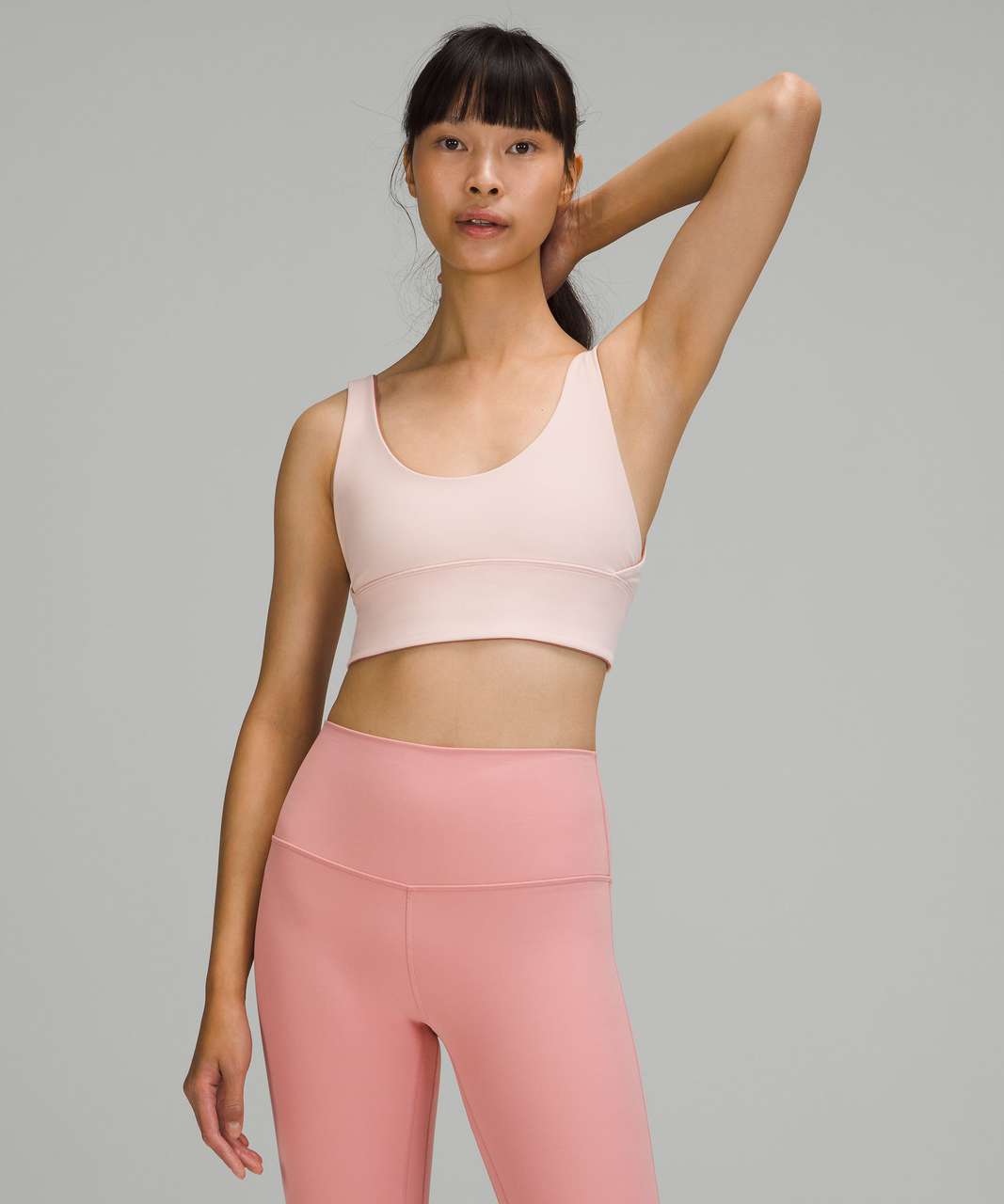 Lululemon Size 2 Align™ Bra Reversible 2xLooks Light Support A/B Pink Linen  NWT