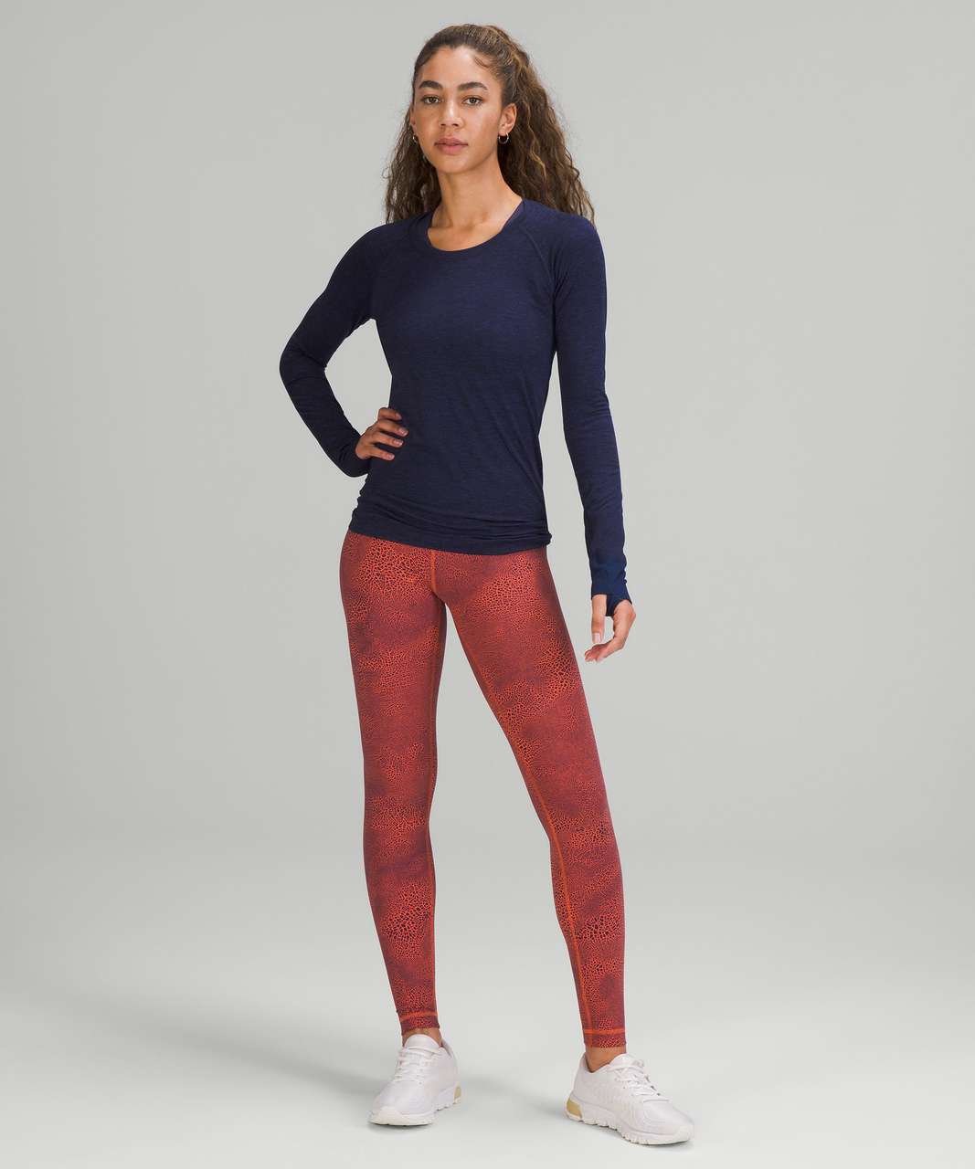 NBC // lululemon Navy Swiftly Tech Long Sleeve T-Shirt