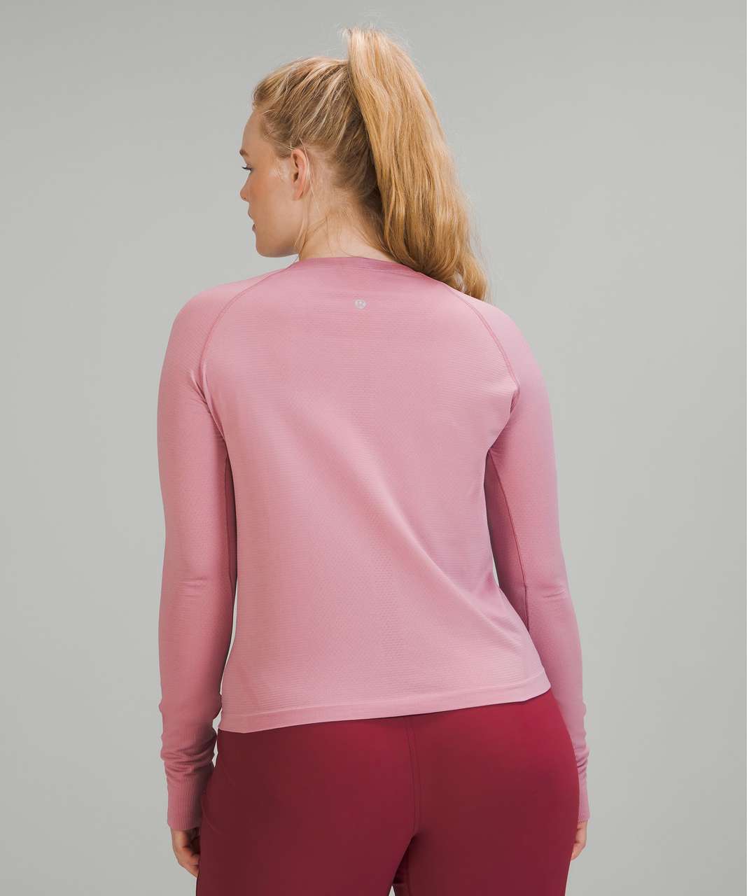 lululemon athletica, Tops, Lululemon Do The Twist Long Sleeve Shirt Top Pink  Taupe Size 2