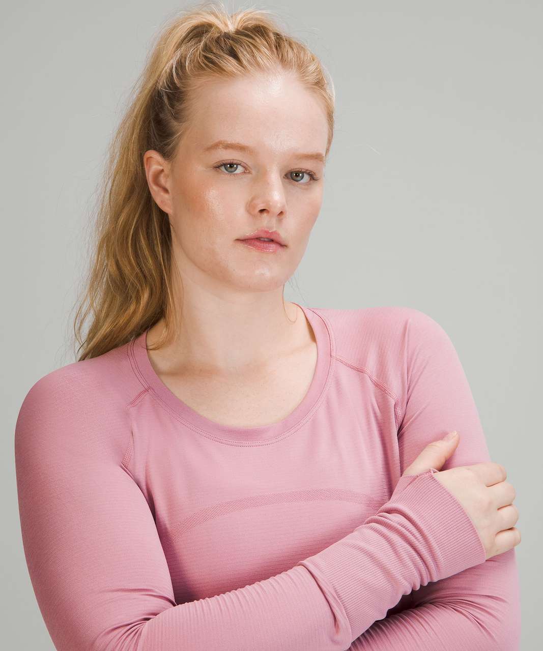 Lululemon Swiftly Tech Long Sleeve Shirt 2.0 *Race Length - Pink Taupe / Pink Taupe