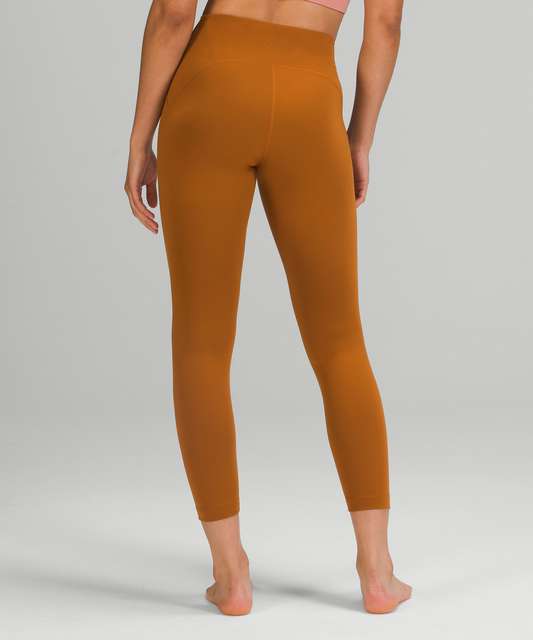 Lululemon InStill High-Rise Tight 25 - Autumn Orange - lulu fanatics