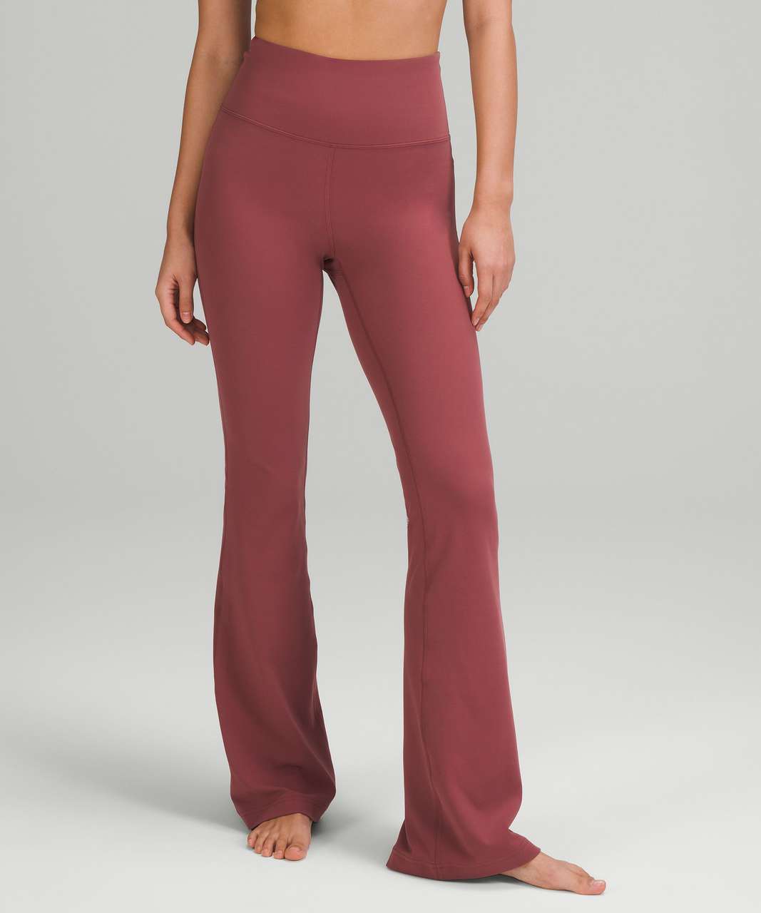 ❤️ NEW Lululemon Groove Pant Flare Super High Rise Flared Smoky Red NWT -  Size 4