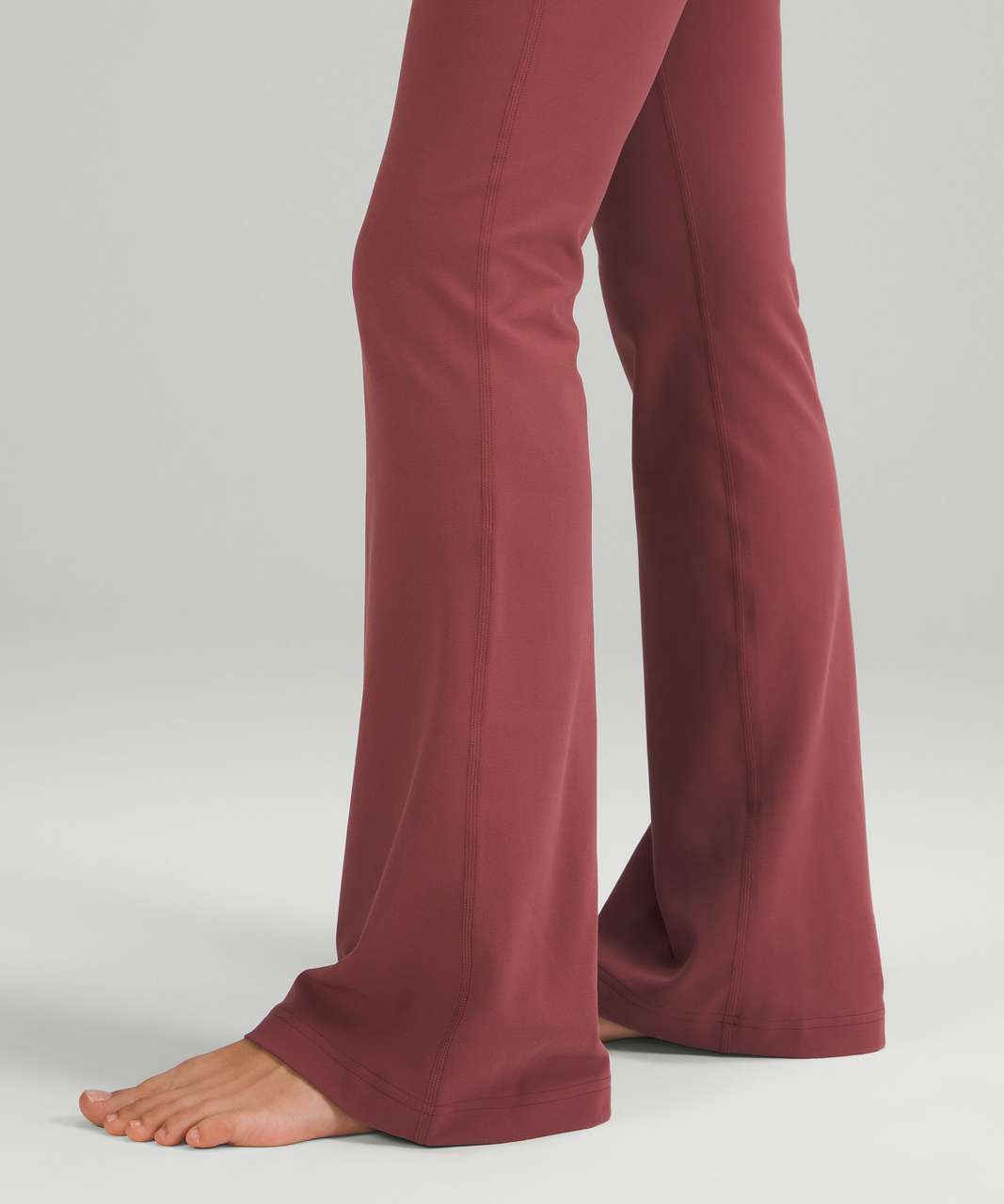 Lululemon Groove Super-High-Rise Flared Pant Nulu - Pomegranate - lulu  fanatics