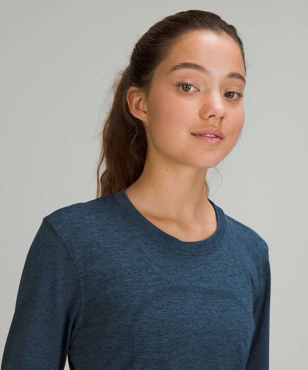 Lululemon Swiftly Relaxed Long Sleeve Shirt - True Navy / Iron Blue