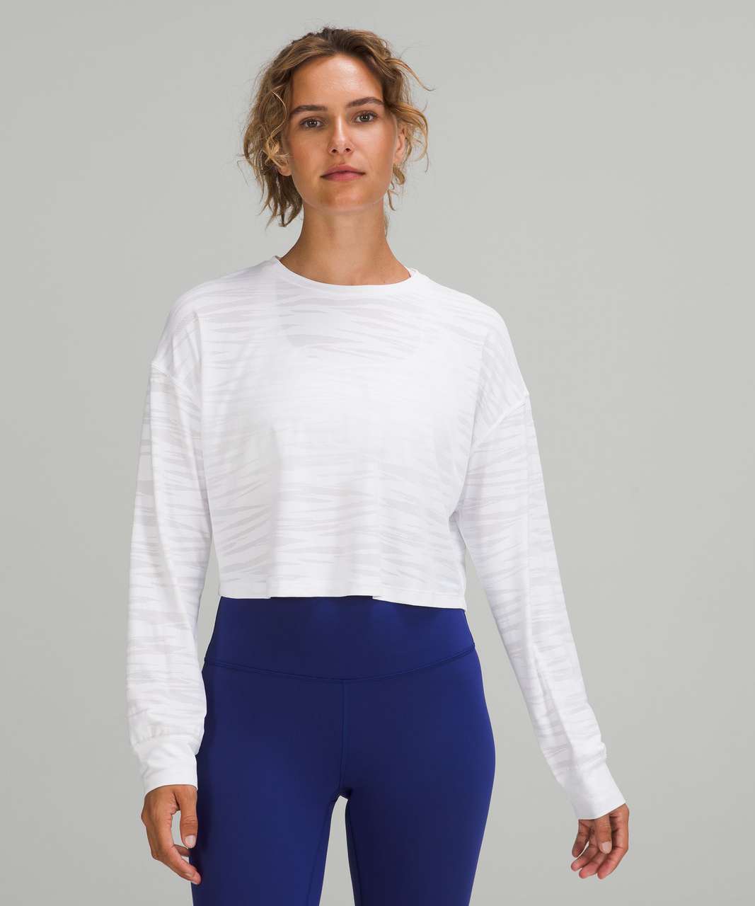 Lululemon Full Freedom Long Sleeve Yoga Wrap Shirt Top White - $36 (59% Off  Retail) - From Maddie