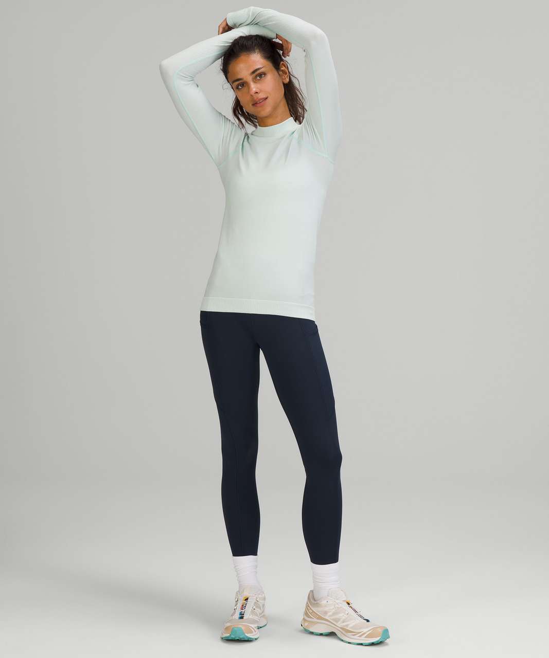 Lululemon Keep the Heat Thermal Long Sleeve Shirt - Delicate Mint